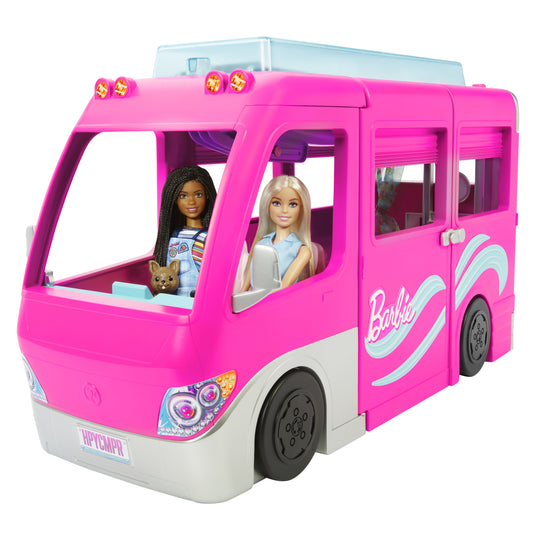 Puppe Barbie "Dream Camper" (60 Teile) mit zwei Puppen & Zubehör