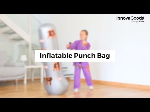 Boxsack (115 cm) für Kinder - Punch Bag mit schneller Aufblasvorrichtung